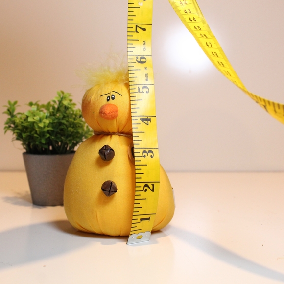 Yellow Plush Chick Home Accent Figurine - Picture 6 of 6